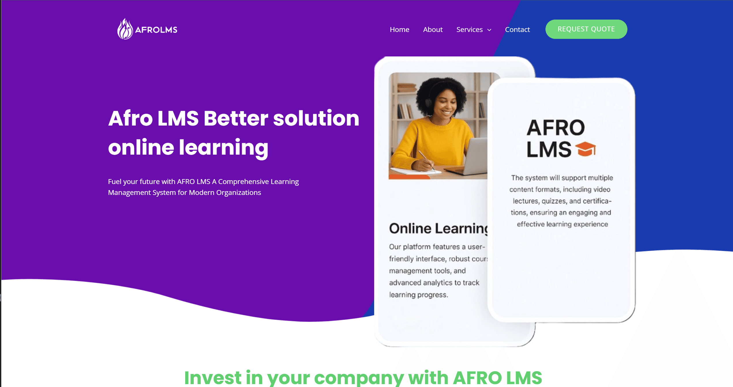AfroLMS hero